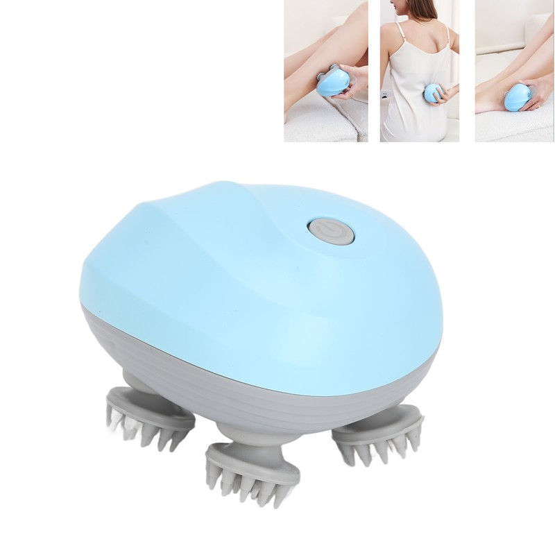 Electric Scalp Massager 4 Paws Rechargeable Head Massager Portable Multifunction