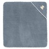Vossen Baby & Toddler Teddy Hooded Towel Dusty Blue 100100