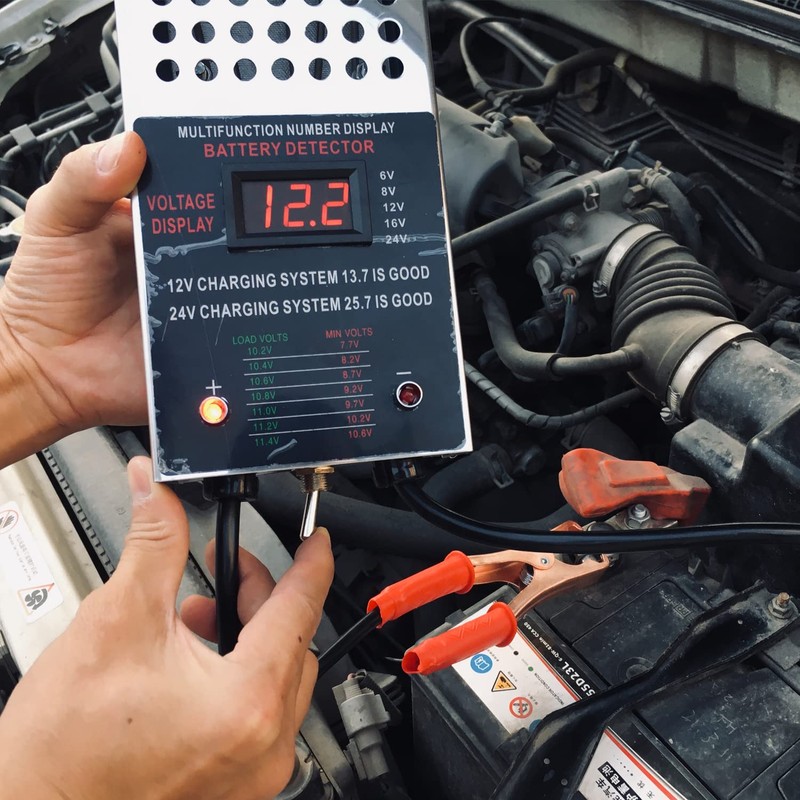 Battery Load Tester, Car Battery Load Tester, 6/8/12/16/24V Battery Alternator