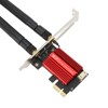 PCIE WiFi Card for PC, Wireless 1200Mbps (2.4GHz 300Mbps and
