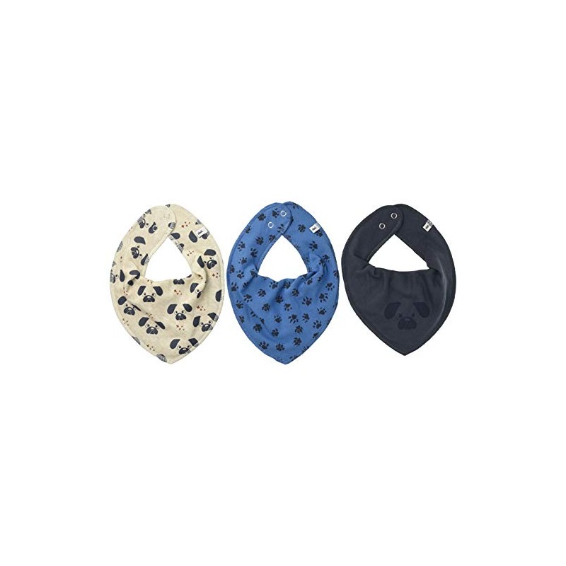 Pippi Unisex Baby Bandana Bib Boy Triangular Scarves, Blue (vallarta