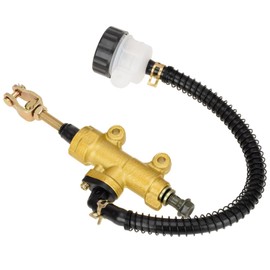HIAORS Rear Brake Master Cylinder Reservoir for Yerf Dog GX150 150cc Yard Card Go Kart ATC 250R 1982 ATV 110cc 125cc Chinese Dirt Bike Pit Bike Golden