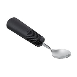 Performance Health Good Grips Teaspoon with Built-Up Handle, Adaptive Eating Utensil, Cushioned Grip, Ideal for Arthritis, Neurological Impairments & Weakness, Flexible Ribbing, Non-Latex