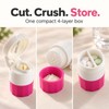Pill Crusher and Cutter with Storage – 4-Layer Portable Pill