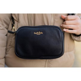 Gusti Sofia Shoulder Bag Handbag Shoulder Bag Belt Bag Party Bag Festival Bag Leather Black, black