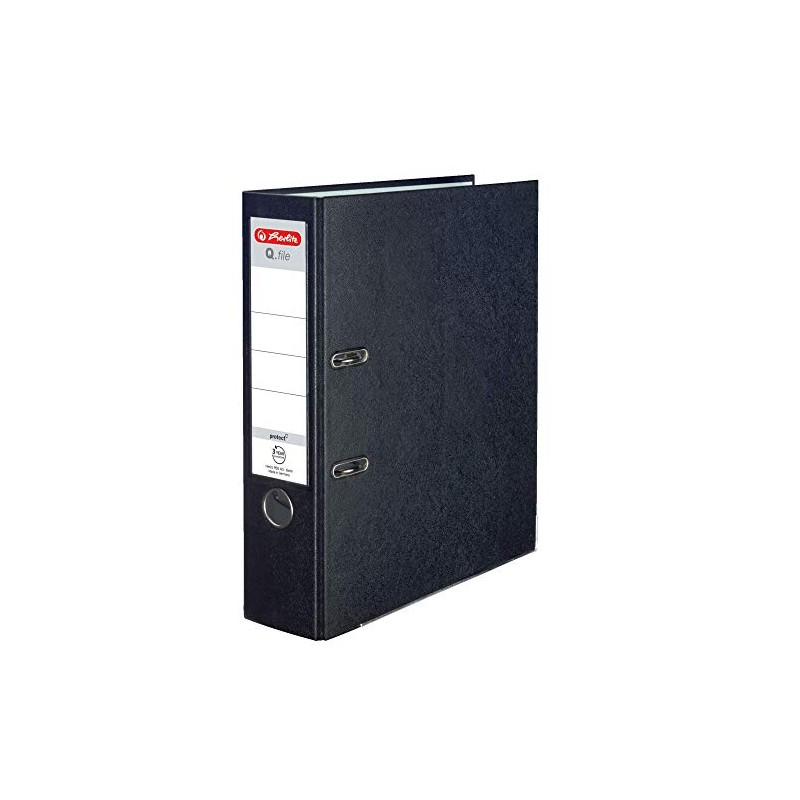 Herlitz® Q.file A4 Lever Arch File, 8 cm Spine, Reversible