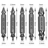 Daoxue Screw Extractor Tool, 5 Pieces, HSS 4341 Steel, 2-14