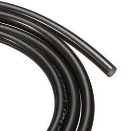 sourcing map Pneumatic Tubing - Polyurethane Air Compressor Hose Pipe, Apply to Air Line Transfer (6mm OD 4mm ID, 6Ft, Black)