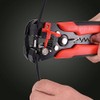 HuLuHouse Pinza Pelacables AutomáTica, pela cables, Naranja