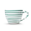 GMUNDNER KERAMIK Teacup Maxima Capacity: 0.4 Litres Green Flamed Crockery