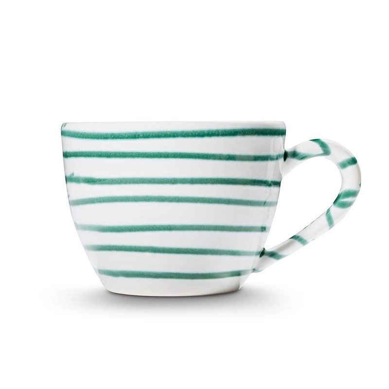 GMUNDNER KERAMIK Teacup Maxima Capacity: 0.4 Litres Green Flamed Crockery