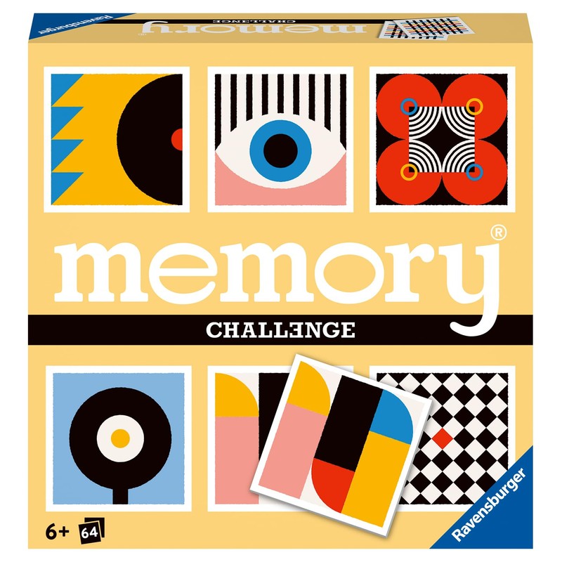 Ravensburger Challenge Memory® 22462 - Crazy Patterns - The World-Renowned