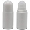 WsjiaboFux 4 Pcs White Empty Refillable Roll On Bottles Roller
