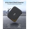 Luxtude Large Electronics Organiser Bag, Hard Tech Organiser, Shockproof Tech