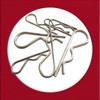 10Pcs Stainless Steel R-Clip Split Pin - Secure Shaft Retaining