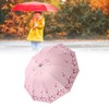 Folding Umbrella 10 Ribs Manual Opening Closing Dual Purpose UV