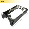 XFMT Motorcycle 4" Stretched Saddlebag Extensions For Harley Touring Road