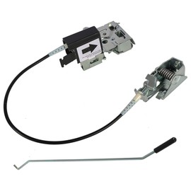 labwork Front Right Passenger Door Latch Lock - Door Latch Lock Cable Rod Kit Replacement for Ford F150 F250 F350 Replace F4TZ-15219A64-A