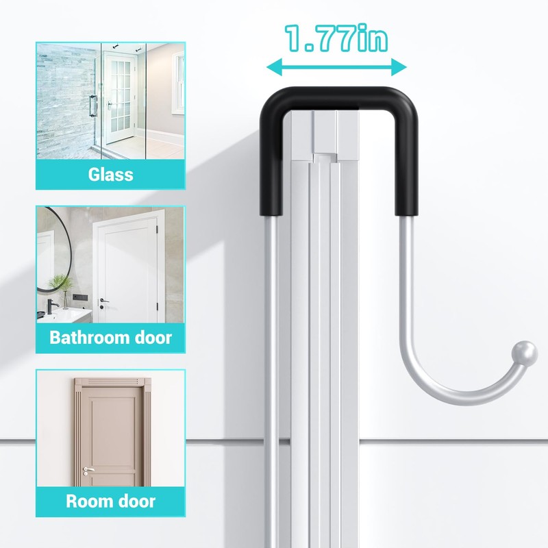 Aitatty Over the Door Hanging Shower Caddy: Rustproof Hanging Organizer