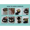 VViViD Candle Wick Holders 25 pcs Kit, Upgraded Steel Centering