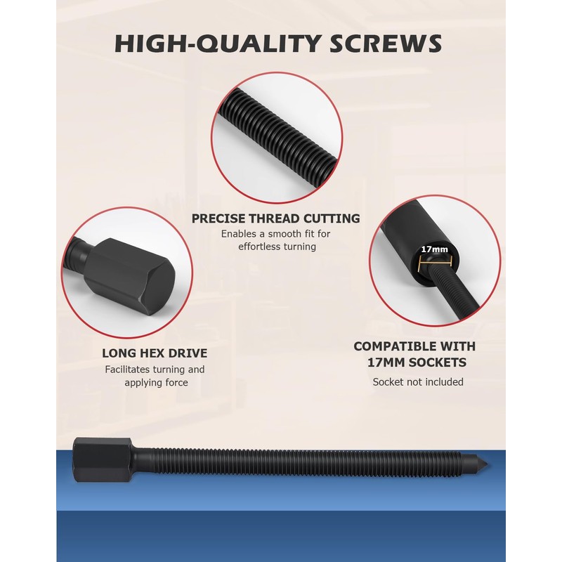 DAYUAN 14pcs Bearing Separator Puller Set, Heavy Duty 5 Ton