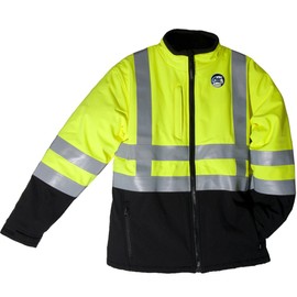 Polar Plus High Visibility Soft Shell Jacket (Small) Yellow