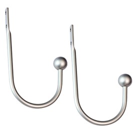 2 Pieces Curtain Tie Backs Hooks - Wall Mounted, Decorative Tiebacks for Curtains, Drapes, Blinds, Ideal for Home Décor, Easy Installation, Rust-Resistant