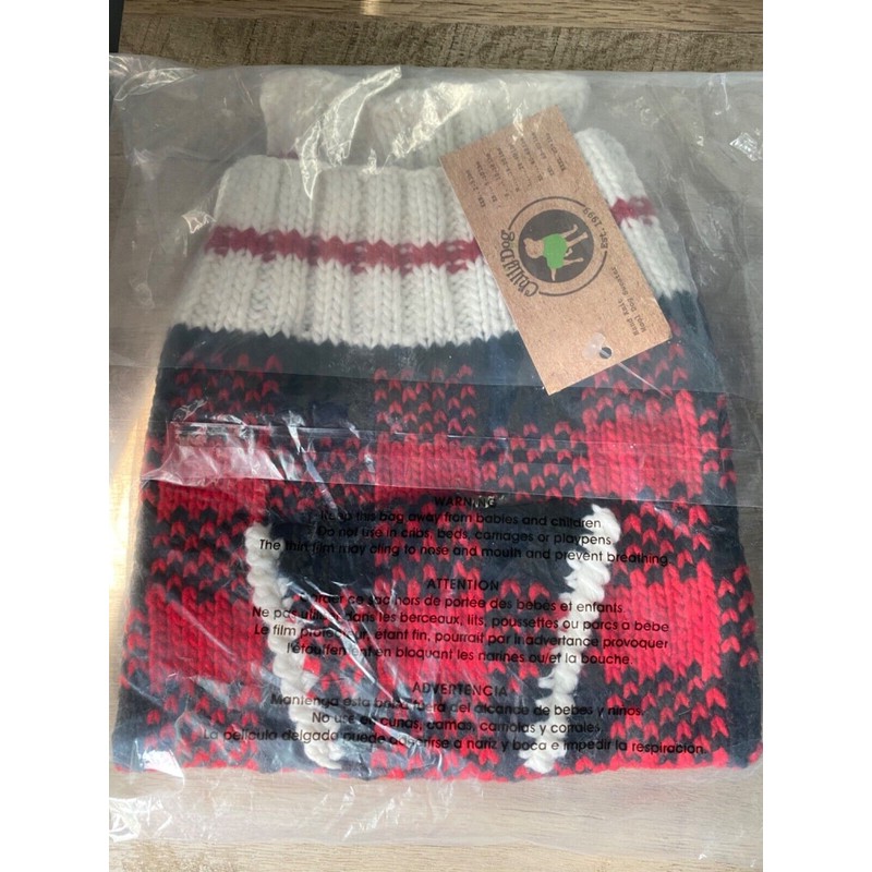 Chilly Dog Buffalo Plaid Pet Sweater - Size Medium