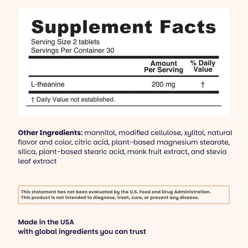 EZ Melts L-Theanine 200 mg - Stress & Relaxation Support