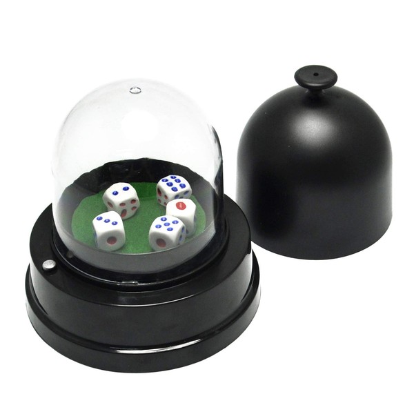 Gikfun Automatic Lucky Dice Roller Cup Set with 5 Dices