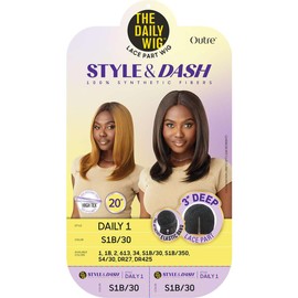 Outre The Daily Wig - Style & Dash - Daily 1 (BROWN GRAY 34)