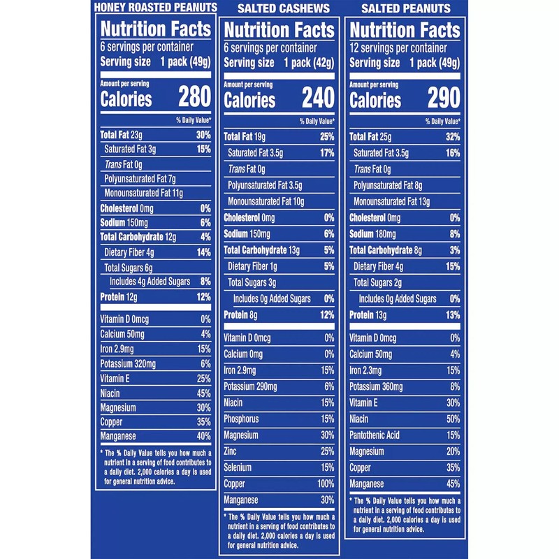 Planter's Planters Variety Pack Cashews & Peanuts 24 Count Snack