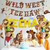 55PCS Western Party Decorations West Cowboy Party Banner Western Wild
