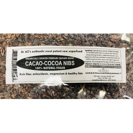 Raw Cacao / Cocoa Nibs 100% Raw Chocolate Arriba Nacional Bean 3 Lbs Bag Unsweetened Chocolate Substitute Keto, Vegan & Non-GMO Antioxidant