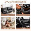 ONine Leather Repair Patch，Self-Adhesive Couch Patch，Multicolor Available Scratch Leather 8X11