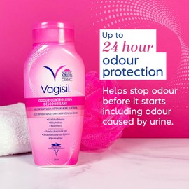 Vagisil Feminine Wash for Intimate Areas, pH Balanced and Gynecologist Tested, Odour Control, 360mL