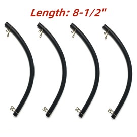4PC Carburetor Fuel Line W/Clips For Predator 420CC Gas Engine 9000 8750 6500 Watts Generator For DuroMax XP10000E XP12000E For Champion 5000W 6000W 7000W For Generac 389CC GP6500 GP7500E GP8000E (4)