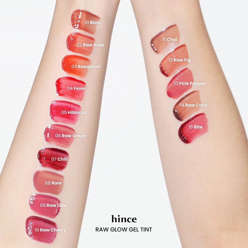 HINCE Raw Glow Lip Tint - Stain Glazed, Glossy Dewy