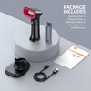 TEEMI Bluetooth Barcode Scanner with Smart USB Cradle Wireless UPC