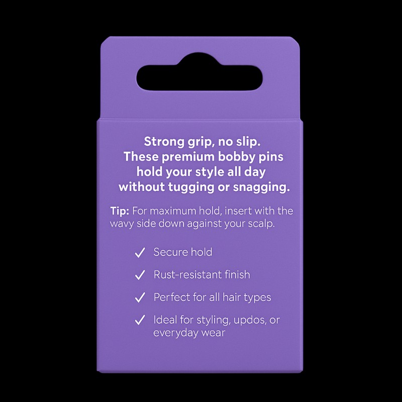 Oz Essentials Bobby Pins - Black