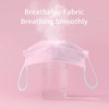 Generic 50 Pack Pink Disposable Face Mask for Adults, Solid