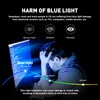 AOMASTE Blue Light Blocking Glasses Vintage Half Frame UV Clear