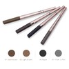 2 Pack Eyebrow Pencil, Waterproof Eyebrow Makeup with Dual Ends,