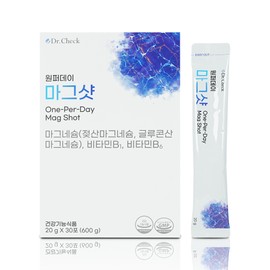 Dr. Check Mag Shot 30 sachets One Per Day Magnesium / 닥터체크 마그샷 30포 원퍼데이 마그네슘