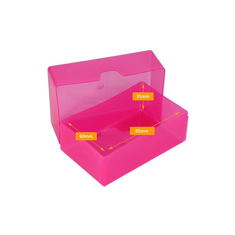 WestonBoxes, Hobby Boxes, Small Plastic Storage Boxes for Arts &