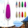 Arrowbash 8 Pcs Kokanee Dodger Fishing Teardrop Dodgers Flashers for