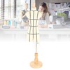Miniature Dress Form with Stand Wood Base Sewing Mannequin Body