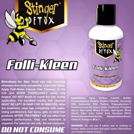 Stinger Detox Detox Folli-Kleen Hair Shampoo Cleanser - 4 FL OZ