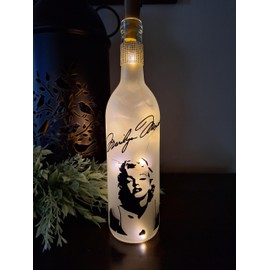 Marilyn Wine Bottle With Lights Valentine's Day Gift
