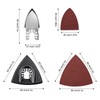 Oscillating Saw Blades, Oscillating Tool Blades Accessories with Sandpaper, Multifunctional